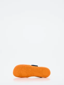 Kinder Affenzahn – Kinder-Hausschuh aus Textil Orange