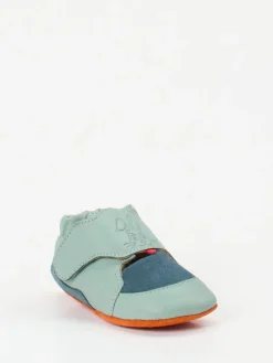 Kinder Affenzahn – Krabbelschuhe aus Kalbleder salbei