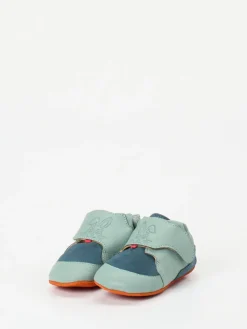 Kinder Affenzahn – Krabbelschuhe aus Kalbleder salbei