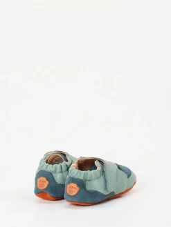 Kinder Affenzahn – Krabbelschuhe aus Kalbleder salbei