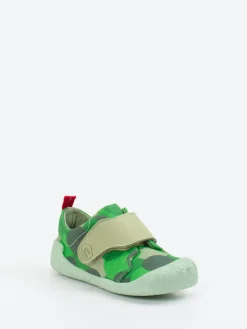 Kinder Affenzahn – Krabbelschuhe aus Canvas in Camouflage