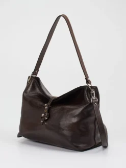 – Schultertasche aus Kalbleder Dunkel*Alchimia Clearance