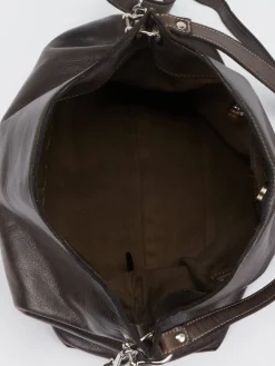 – Schultertasche aus Kalbleder Dunkel*Alchimia Clearance