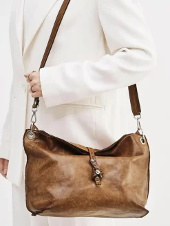 – Schultertasche aus Kalbleder cognac*Alchimia Hot