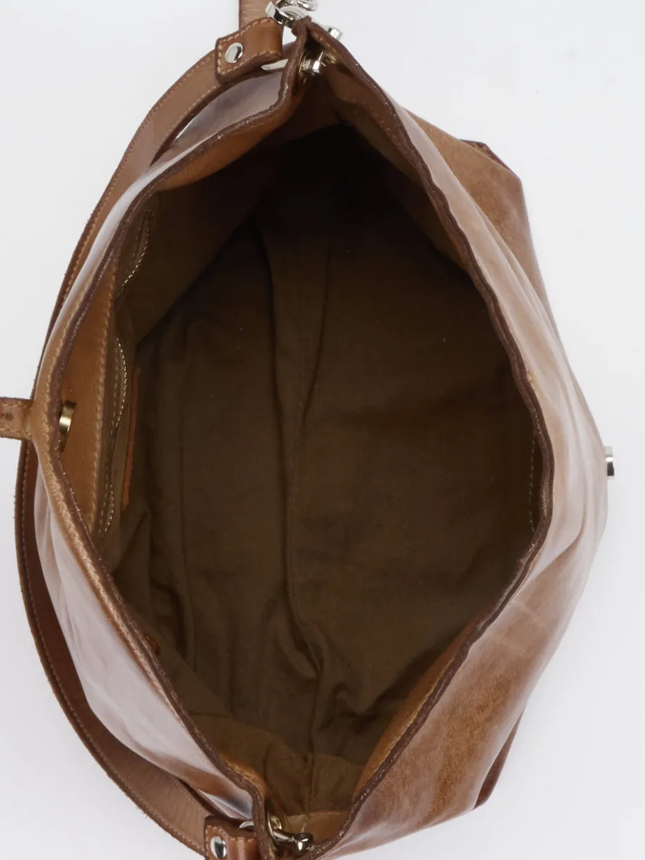 – Schultertasche aus Kalbleder cognac*Alchimia Hot