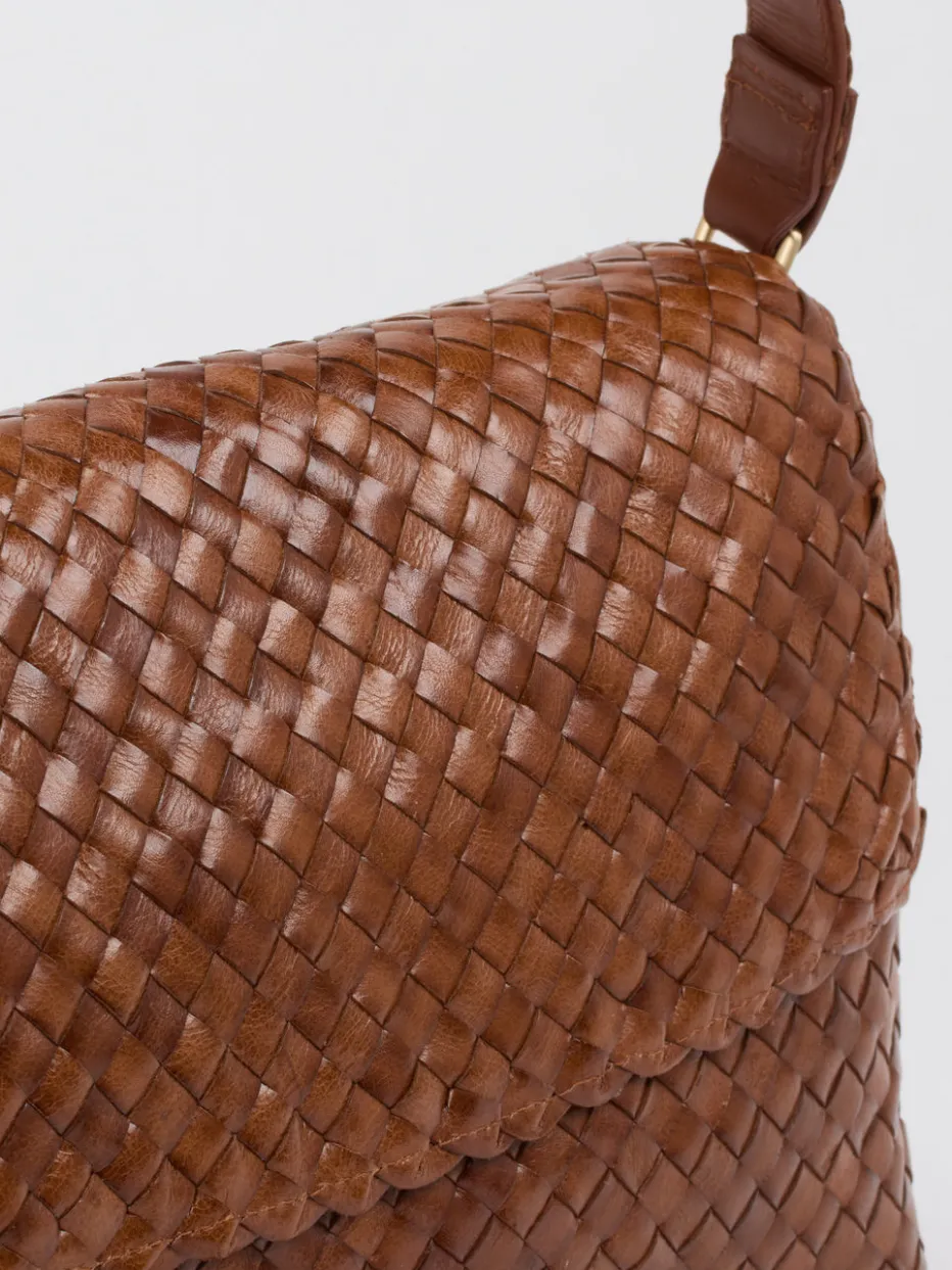 Allan K – Schultertasche aus Flechtleder*Allan K - Antwerp Clearance