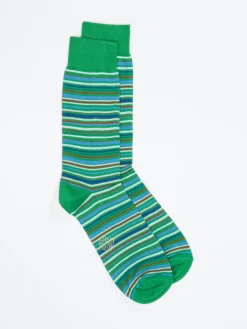 – Crew Socken aus Textil mit Streifenmuster*Alto Milano Discount