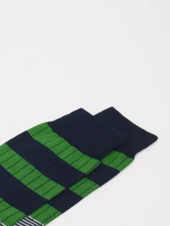 – Crew-Socken aus Baumwolle mit Blockstreifen*Alto Milano Clearance