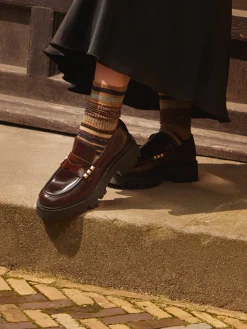 Damen Alto Milano – Damensocken aus Textil mit Lurex