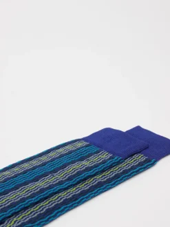 Herren Alto Milano – Freizeitsocken aus Textil mit Streifen