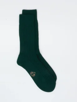 Herren Alto Milano – Freizeitsocken aus Wolle tannen