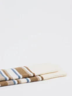 Herren Alto Milano – Freizeitsocken aus Wolle in Ringeloptik