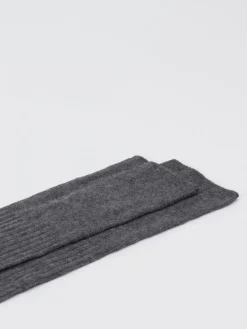 Damen Alto Milano – Kniestrumpf aus Baumwolle in Anthrazit