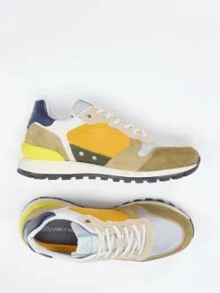 – Retro-Sneaker aus Veloursleder Senfgelb*Ambitious Best