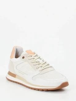 – Retro-Sneaker aus Lammleder und Mesh Offwhite*Ambitious Hot