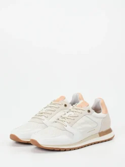 – Retro-Sneaker aus Lammleder und Mesh Offwhite*Ambitious Hot