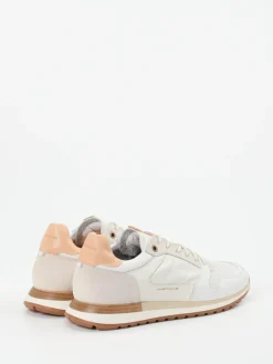 – Retro-Sneaker aus Lammleder und Mesh Offwhite*Ambitious Hot