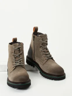 Herren Ambitious – Schnürboots aus Veloursleder in Taupe