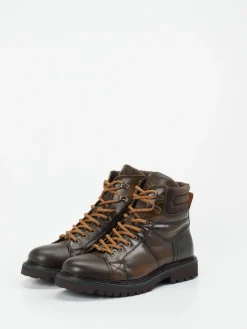 – Schnürboots aus Kalbleder Dunkel*Ambitious Sale