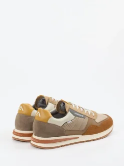 – Sneaker aus Leder-Mix in Erdtönen*Ambitious Clearance