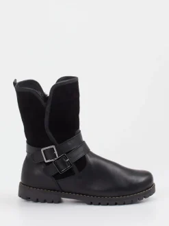 – Biker Boots aus Velours- und Glattleder*Andrea Conti New