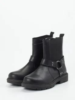 Damen Andrea Conti – Biker-Stiefelette aus Kalbleder