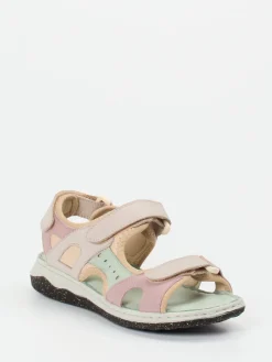 Damen Andrea Conti – Komfortsandalen aus Kalbleder mehrfarbig