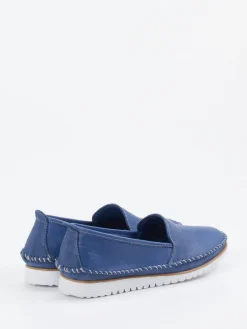 Damen Andrea Conti – Komfort-Slipper aus Kalbleder jeans