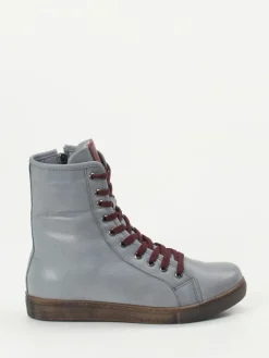 Damen Andrea Conti – Schnürboots aus Kalbleder stahlgrau