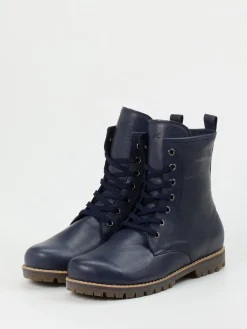 Damen Andrea Conti – Schnürboots aus Kalbleder Dunkel