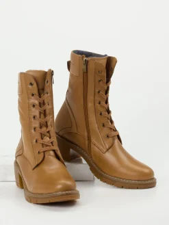 – Schnürboots aus Kalbleder cognac*Andrea Conti Sale