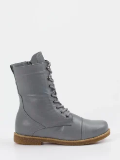 Damen Andrea Conti – Schnürboots aus Kalbleder stahlgrau
