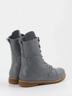 Damen Andrea Conti – Schnürboots aus Kalbleder stahlgrau