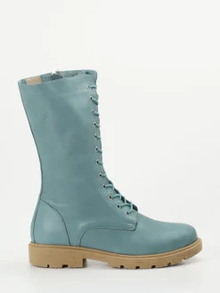 Damen Andrea Conti – Schnürstiefelette aus Kalbleder Petrol