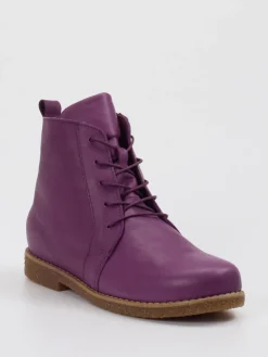 Damen Andrea Conti – Schnürstiefeletten aus Kalbleder violett