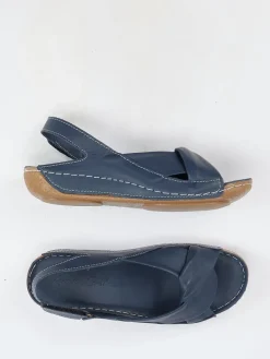 – Slingback-Sandalen aus Kalbleder Dunkel*Andrea Conti Discount