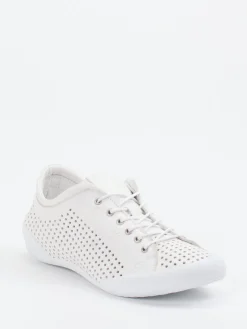 – Sneaker aus Kalbleder in Offwhite*Andrea Conti