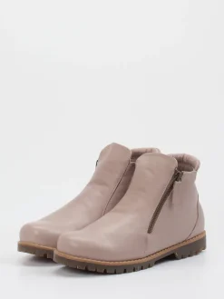 – Stiefeletten aus Kalbleder in Altrosé*Andrea Conti Hot