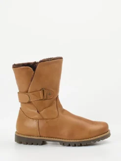 Damen Andrea Conti – Stiefelette aus Kalbleder Cognac