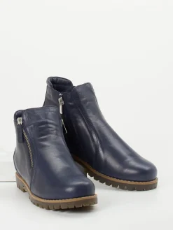 Damen Andrea Conti – Stiefeletten aus Kalbleder Dunkel