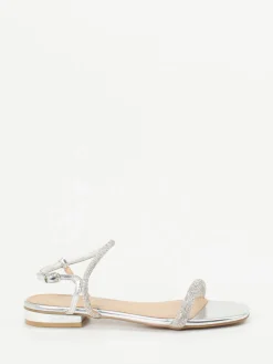 – Abendsandalen aus Metallicleder*Andrea Puccini Clearance