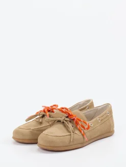 Damen Andrea Puccini – Bootsschuh aus Veloursleder