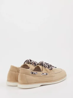 Damen Andrea Puccini – Bootsschuh aus Veloursleder braun