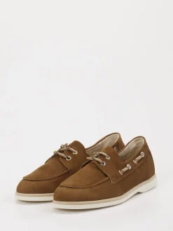 Damen Andrea Puccini – Bootsschuh aus Veloursleder