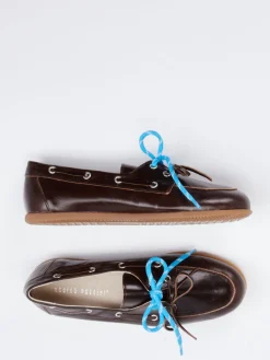 – Bootsschuh aus Kalbleder Dunkel*Andrea Puccini