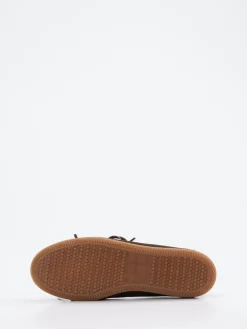 Damen Andrea Puccini – Bootsschuh aus Veloursleder dunkel