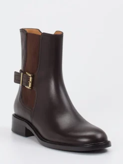 – Chelsea Boots aus Glattleder dunkel*Andrea Puccini Outlet