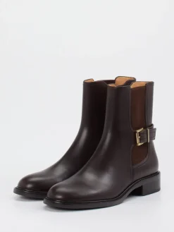 – Chelsea Boots aus Glattleder dunkel*Andrea Puccini Outlet