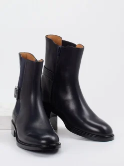 Damen Andrea Puccini – Chelsea-Stiefelette aus Glattleder