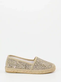 – Espadrilles aus Metallic-Textil*Andrea Puccini Hot